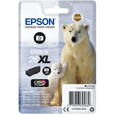 Epson Polar Bear 26 XL Black Photo