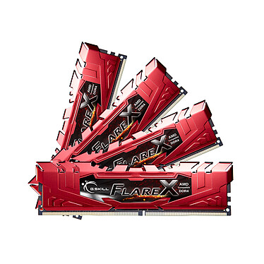 G.Skill Flare X Series Rojo 64 GB (4x 16 GB) DDR4 2133 MHz CL15