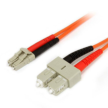 StarTech.com Câble fibre optique duplex multimode OM1 62.5/125 LC/SC - 1 m