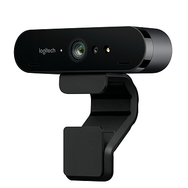 Logitech BRIO Webcam Ultra HD 4K avec deux microphones omnidirectionnels