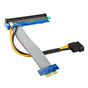 Avis Adaptateur horizontal (riser) PCI-Express 1x vers 16x