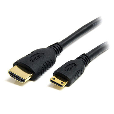 StarTech.com Câble HDMI vers mini HDMI 4K 30Hz avec Ethernet - M/M - 2 m Câble HDMI haute vitesse avec Ethernet HDMI (mâle)/Mini HDMI (mâle) - 2 mètres