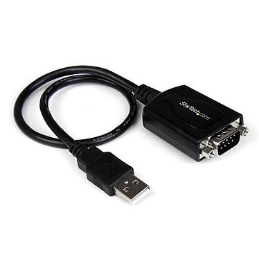 StarTech.com Câble Adaptateur USB vers Série DB9 RS232 - Mémorisation de Port COM - M/M - 30 cm
