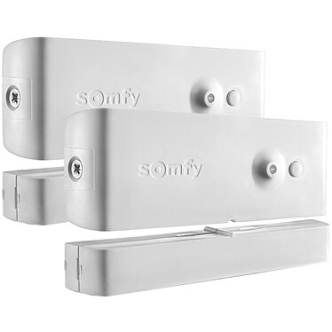Somfy Detector de apertura blanco x 2 Juego de 2 detectores de apertura para todos los sistemas de alarma inalámbricos Somfy