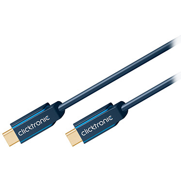 Avis Clicktronic Câble USB-C To USB-C 3.1 (Mâle/Mâle) - 1 m