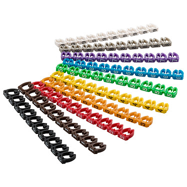 Goobay Clips for 6 mm cable (0-9)