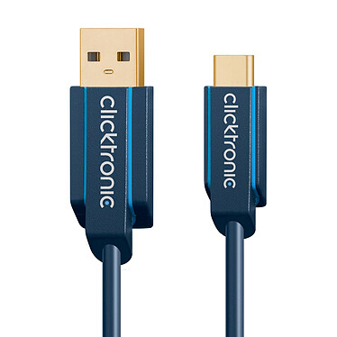 Buy Clicktronic Cble USB-C To USB-A 3.0 (Mle/Mle) - 1 m