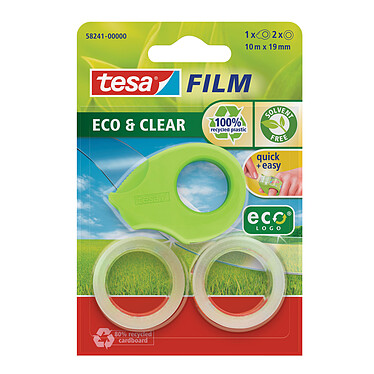 tesa Tesafilm mini ecoLogo + 2 x tesafilm Eco & Clear 10m x 19mm