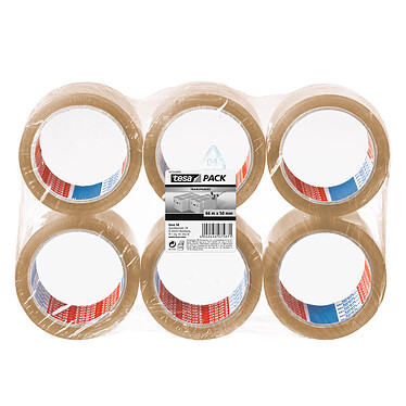 tesa Emballer Standard Packaging Tape 66m x 50mm Clear x 6