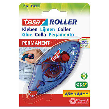  tesa Roller Colle permanente ecoLogo jetable