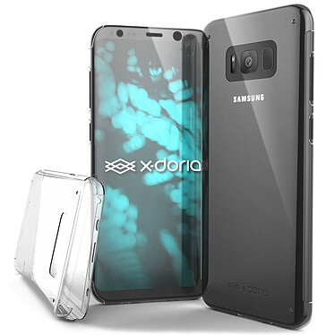 X-Doria Coque de protection defense 360° transparent Galaxy S8+