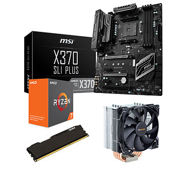 Kit Upgrade PC AMD Ryzen 7 1700X MSI X370 SLI PLUS 8 Go