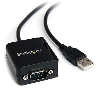 StarTech.com Câble adaptateur USB vers série DB9 RS232 - M/M - 1.8 m