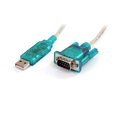 StarTech.com Câble adaptateur USB vers série DB9 - Alimentation USB - M/M - 90 cm