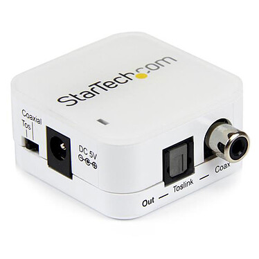 StarTech.com SPDIF to Optical Toslink Audio Converter Rptiteur
