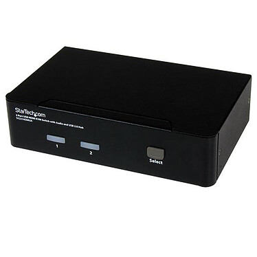 StarTech.com KVM switch notch keyboard mouse, 2 HDMI ports, USB and Audio