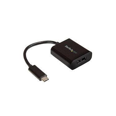 StarTech.com Adaptateur USB-C vers DisplayPort 1.4 HBR2 4K 60Hz/8K 30Hz - Compatible Thunderbolt 3 - Noir