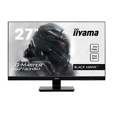 iiyama 27" LED - G-MASTER G2730HSU-B1 Black Hawk 1920 x 1080 pixels - 1 ms - Format large 16/9 - VGA/HDMI/DisplayPort - Noir