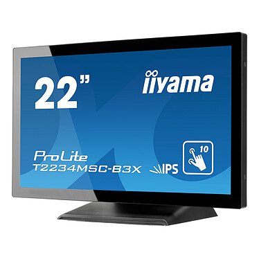 Avis iiyama 21.5" LED Tactile - ProLite T2234MSC-B3X