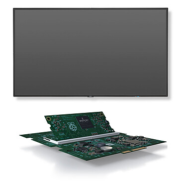NEC 40" LED - MultiSync V404 + NEC Raspberry Pi 3 Compute Module + Interface