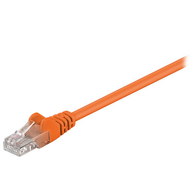 Cable RJ45 categoría 5e U/UTP 0,5 m (naranja)