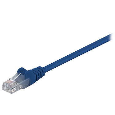 Câble RJ45 catégorie 5e U/UTP 0.3 m (Bleu) Câble réseau catégorie 5e