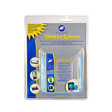 AF Smart-Clene Kit (SMC000) Pack avec 12 lingettes pré-imprégnées et un large chiffon microfibre
