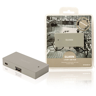 Sweex 4-Port Hub USB (gris) a bajo precio