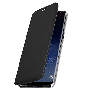 Akashi Etui Folio Noir Galaxy S8+