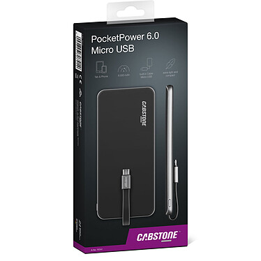 Cabstone PocketPower 6 000 mAh micro-USB pas cher
