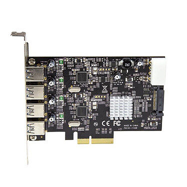 StarTech.com Carte contrôleur PCI-E LP (4 ports USB 3.0) - Carte contrôleur  - Garantie 3 ans LDLC