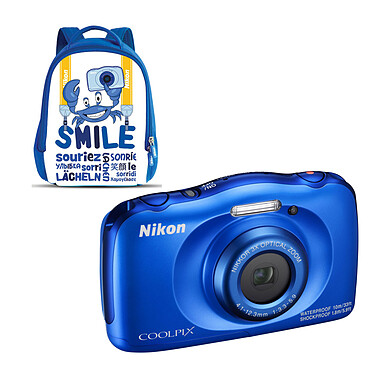 Nikon Coolpix W100 Azul + Sac à dos