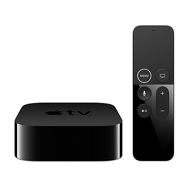 Apple TV 4K 64 Go (MP7P2FD/A) Lecteur multimédia Haute Définition 4K HDR 64 Go Wi-Fi Bluetooth AirPlay et Siri Remote