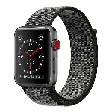 Apple Watch Series 3 GPS + Cellular Aluminium Gris Sport Olive 38 mm