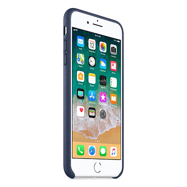 Avis Apple Coque en cuir Bleu nuit Apple iPhone 8 Plus / 7 Plus