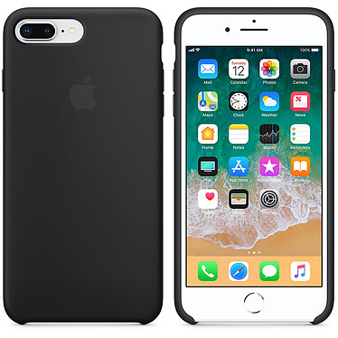 Apple Coque en silicone Noir Apple iPhone 8 Plus / 7 Plus