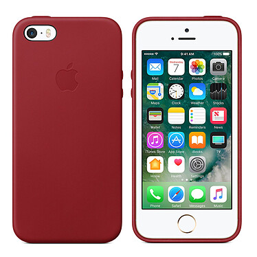 Apple Leather Case (PRODUCT)RED Apple iPhone SE