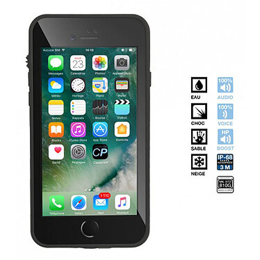 CaseProof Série Clear Noir Apple iPhone 7 pas cher