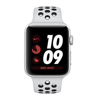 Apple Watch Nike+ Series 3 GPS Aluminium Silver Sport Platinum/Black 42 mm