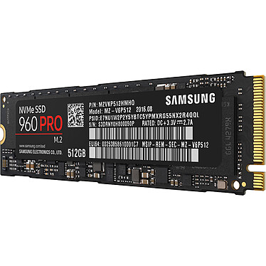 Acheter AMD Ryzen Threadripper 1900X (3.8 GHz) + Samsung SSD 960 PRO M.2 PCIe NVMe 512 Go