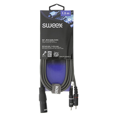 Opiniones sobre Sweex cable estéreo XLR / 2x RCA macho/macho Gris - 1.5 m