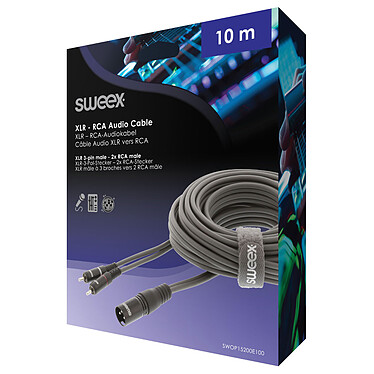 Opiniones sobre Sweex cable estéreo XLR / 2x RCA macho/macho Gris - 10 m