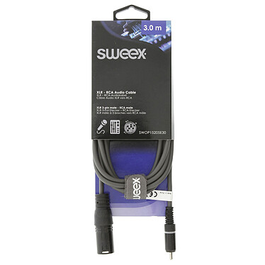 Opiniones sobre Sweex cable estéreo XLR / RCA macho/macho Gris - 3 m