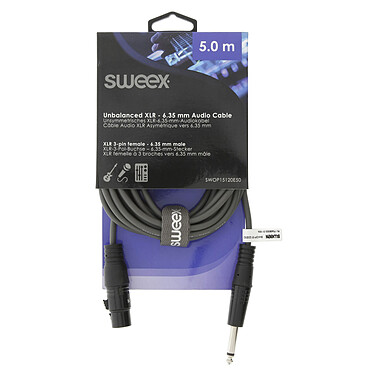 Opiniones sobre Sweex cable Audio Asymétrique XLR / 6.35 mm hembra/macho Gris - 5 m