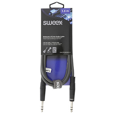 Opiniones sobre Sweex cable estéreo Jack 6.35 mm macho/macho Gris - 1.5 m