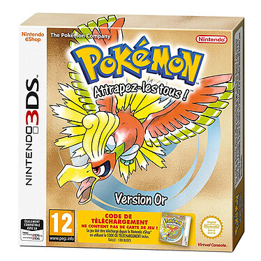 Pokemon Version Or (Nintendo 3DS) - code de téléchargement