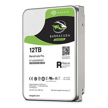 Seagate BarraCuda Pro 12 To (ST12000DM0007) pas cher