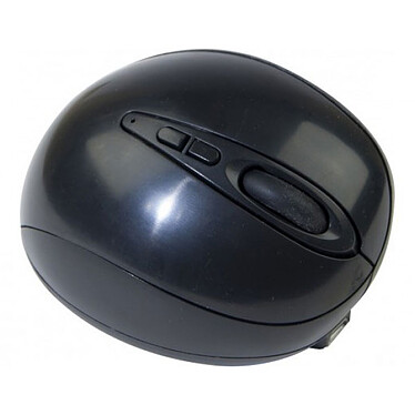 Rechargeable wireless ergonomic mouse (black)