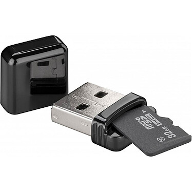 Goobay Nano Lector de tarjetas sur USB 2.0