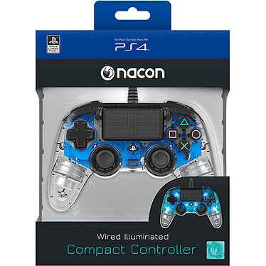 Nacon Gaming Illuminated Compact Controller Bleu pas cher